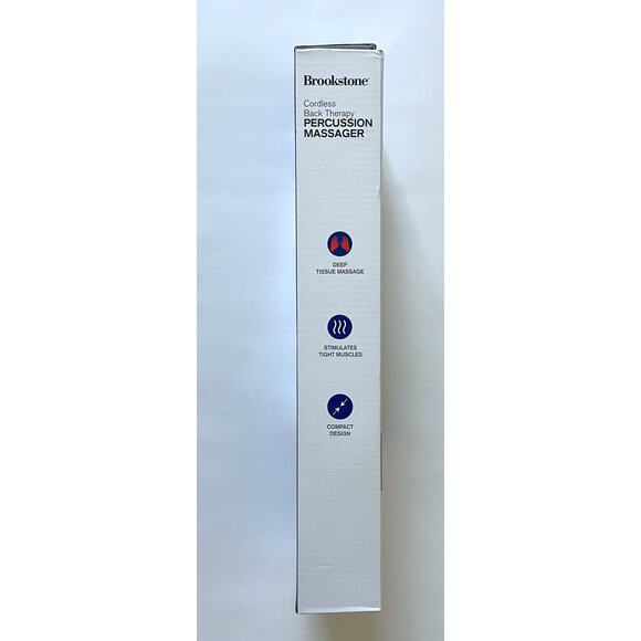 Brookstone Cordless Back Therapy Percussion Massager NEW - Picture 5 of 5